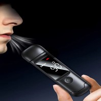 디지털 음주측정기(( 비접촉 알콜 운전 단속기)) 알콜 측정감지기  넓은 액정 고급형A급// 휴대용 차량 안전용품