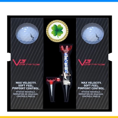 테일러메이드 v3 디스턴스 6구 볼마커 자석티세트 (3pc)