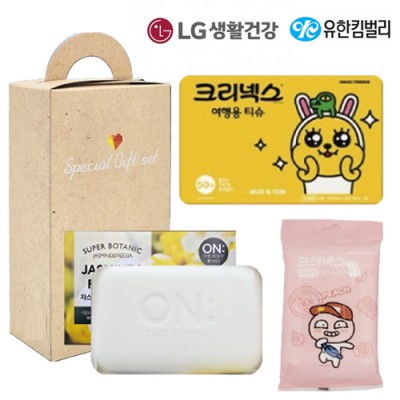 브생건81호(카카오미용티슈+LG보타닉비누+카카오수앤수물티슈)