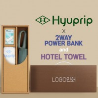 협립 3단 60 슈퍼 카라비너 완전자동우산 +배터리+협립눈꽃타월타월-세트