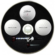 원형 타이틀리스트 PRO V1x 3구 볼마커 자석티세트