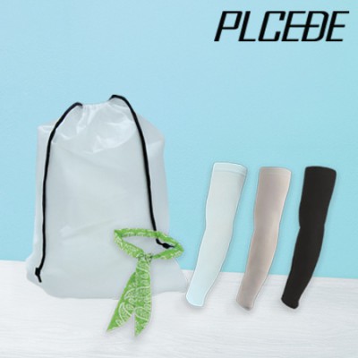 플씨드 여름 3종 EVA파우치 A세트 (아쿠아 쿨토시+아이스 쿨스카프)