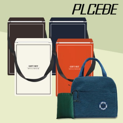 플씨드 클래식 포켓판다 보온보냉백 + 일체형 포켓 돗자리(대형) 2종 세트