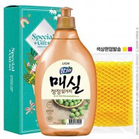 참그린매실500용기 망사수세미 2종