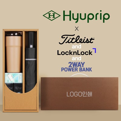 협립 3단 60 슈퍼 거꾸로 완전자동우산 +배터리+락앤락 메트로카페+타이틀리스트 골프공 6구-세트