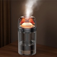 볼케이노 무드등 무선 가습기