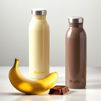 (당일인쇄출고) 헨느 라떼 에코 이중보온보냉 텀블러 500ml