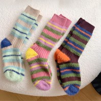 스트라이프 보들이 양말 K2595