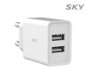 스카이 필 C1  12W 듀얼포트 고속충전기