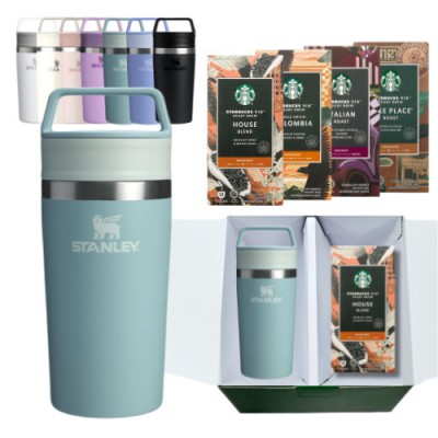 스탠리 카페투고 트래블머그 시폼 스타벅스 비아커피 선물세트