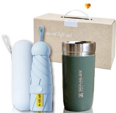 스탠리 브생건252호(스탠리 고진공 텀블러473ml+5단 6K UV암막양우산 파우치포함)