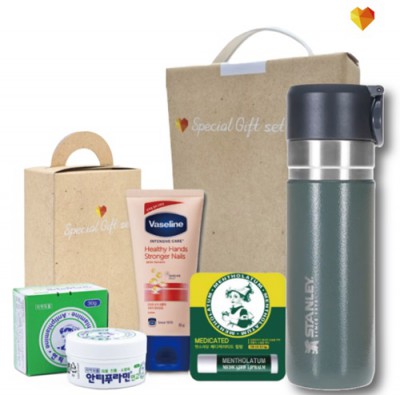 스탠리 4종세트 28호(고진공슬림보틀+안티푸라민연고+바세린핸드크림+멘소래담립밤)