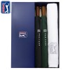 PGA 2단자동 빈티지우드 2P+190g 코마사 호텔타올 세트