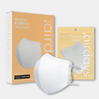 에어데이즈 보건용 숨쉬기편한 KF94 새부리형 마스크 소형(화이트)