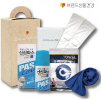 쿨아이스세트  브생건125호(신신제약 롤온 쿨연고+아쿠아쿨토시+쿨링 아이스쿨타올)