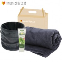 브생건 방한세트 80호(벨벳 넥워머+카밀 핸드크림+따소담 무릎담요)