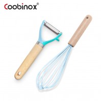 [쿠비녹스] 실리콘 조리도구 2종 세트 (감자칼 거품기) CO-42-08
