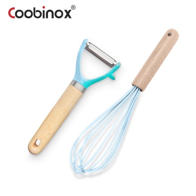 [쿠비녹스] 실리콘 조리도구 2종 세트 (감자칼 거품기) CO-42-08