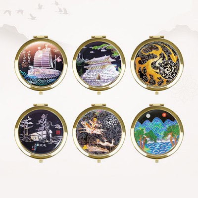 빛나 민족의 유산 시리즈 자개 원터치 손거울 6종 이미지