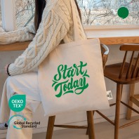 오코텍스리사이클 내츄럴라이트에코백(38*42cm/밑면없음/끈길이67cm)