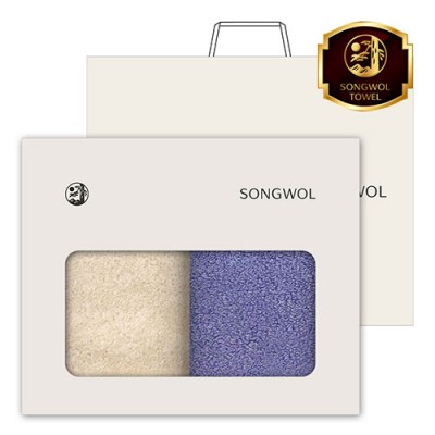 송월 코마40수 160g 40수 호텔타월 2매세트