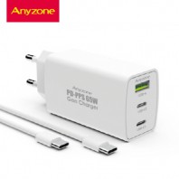 애니존 3PORT PPS Gan 65W 초고속충전기 AZQ-PD65WACC