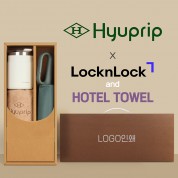 협립 3단 60 슈퍼 카라비너 완전자동우산 +락앤락 메트로머그+협립40수호텔코마180타월-세트