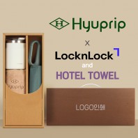 협립 3단 60 슈퍼 카라비너 완전자동우산 +락앤락 메트로머그+협립40수호텔코마180타월-세트