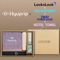 협립 3단 10K 고밀도 슈퍼 완전자동우산 +협립코마바스타월1P+락앤락슬림핏원터치텀블러+선크림+배터리-세트