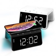 AL700 무선충전 무드등 무소음알람시계