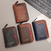 로페리아 남성용 쇼트 카드 홀더 빈티지 패브릭 카드지갑(0216757)