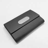 제이엘 우드 텍스처 스테인리스 명함집 명함케이스