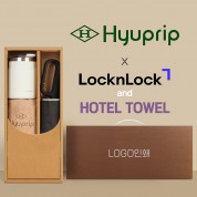 협립3단60 카라비너10K 거꾸로 300T고밀도 완전자동 우산 +락앤락 메트로머그+협립40수호텔코마180타월-세트