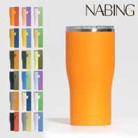나빙 18가지 자연을 담은 304 스텐 슬라이드캡 텀블러 600ml