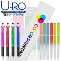 유로멀티5in1 그립터치펜& 국산 플러피형광펜세트