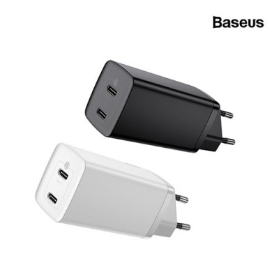 베이스어스 65w GaN2라이트 고속 충전기 C타입 2포트
