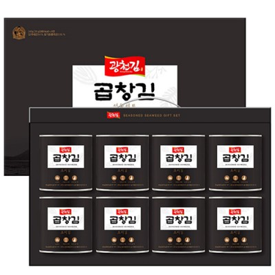 (8캔)맛있는 곱창김  광천김 선물세트 명절선물 설선물