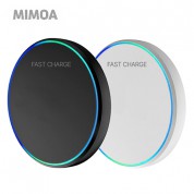 미모아 15W 원형 고속무선충전패드 무선충전기 WR16