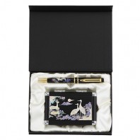 송학나전워터펜+십장생나전손톱깍이 2종세트