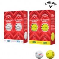 캘러웨이 크롬소프트 트리플트랙 3피스 6구