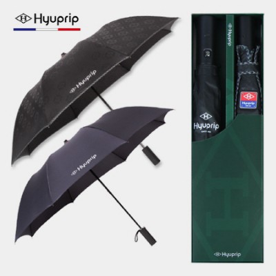 협립 2단 엠보 바이어스 자동우산 +협립 2단 심플 자동우산-세트