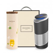 시즈넬 선물세트 차량용 공기청정기+카카오 슬림 텀블러