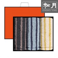 송월 호텔컬렉션 스트라이프 솔리드44 / 220g (3매세트)