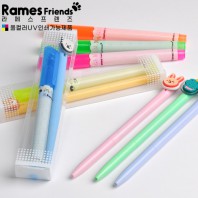 라메스프렌즈 형광펜+러블리노크펜 페트케이스세트