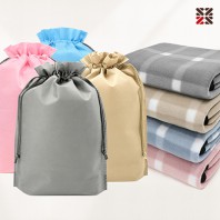 그리드체크뉴포켓담요