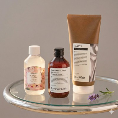Nard 나드 클렌징폼 바디워시 바디로션 3종세트