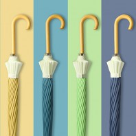 투톤 16K 파스텔 자동 장우산