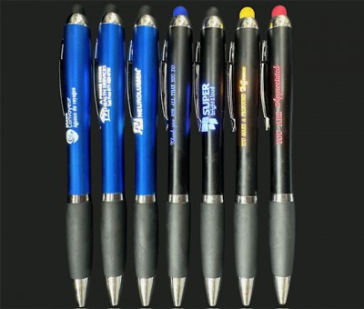 LED 라이트볼펜(터치펜포함)/라이트 로고클립 발광펜