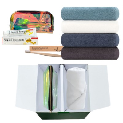 여행용 세면 세안 파우치 송월 향균 무지 선물세트