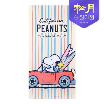 송월 스누피 비치 드라이브 76 비치 타올